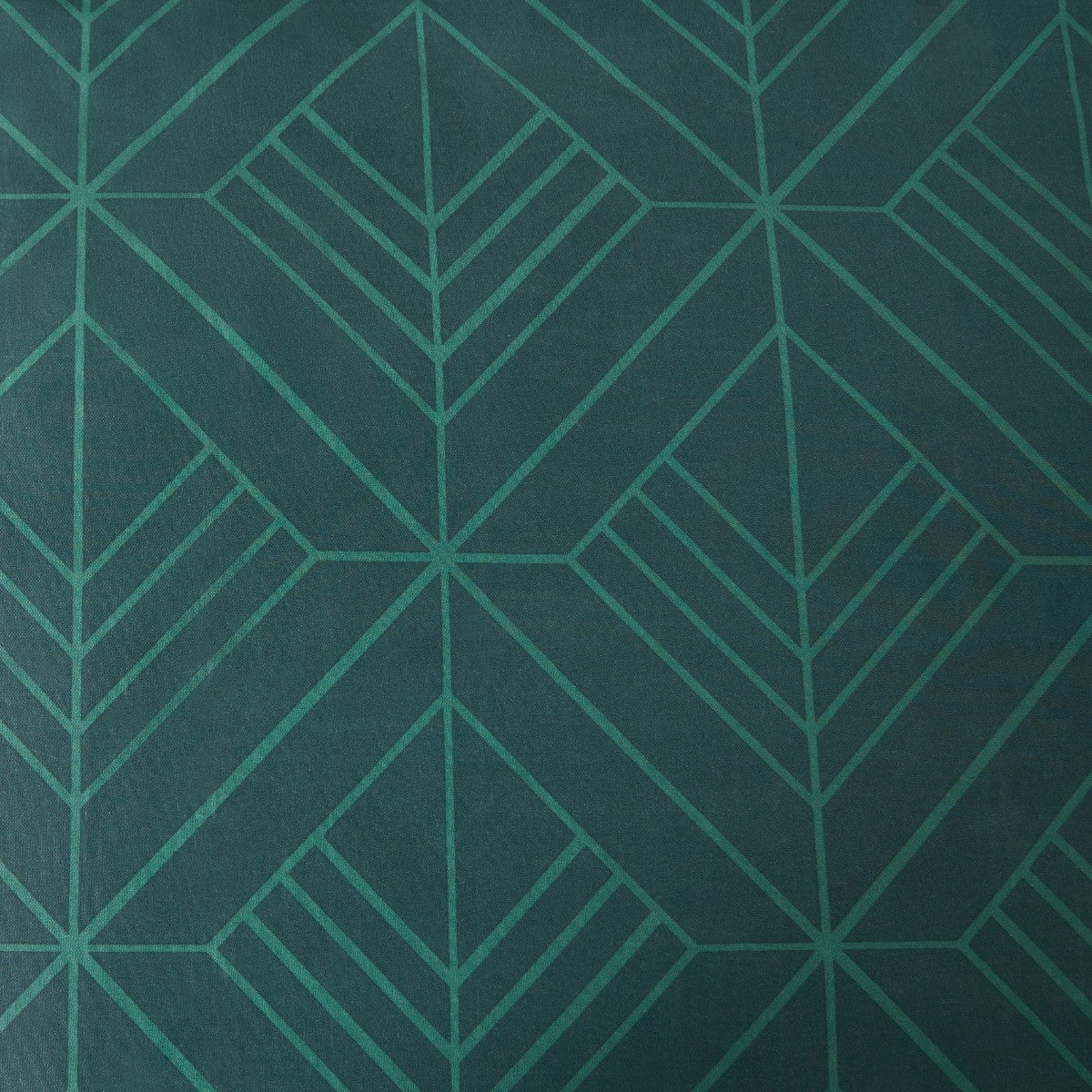 Isaac Geometric Reversible Duvet Cover Set - Teal/Natural 🇬🇧