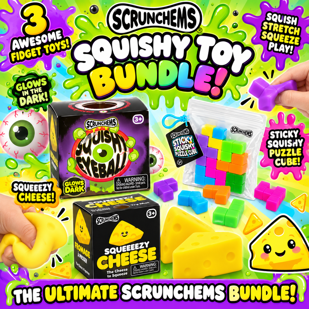 Scrunchems Squishy Toy Bundle 🇬🇧