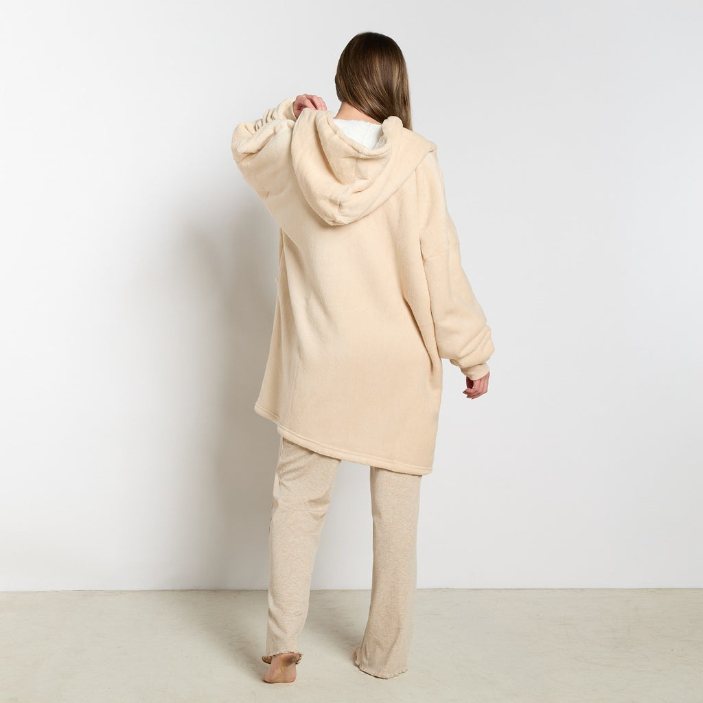 Sherpa Zip Up Hoodie Blanket, Adults 🇬🇧