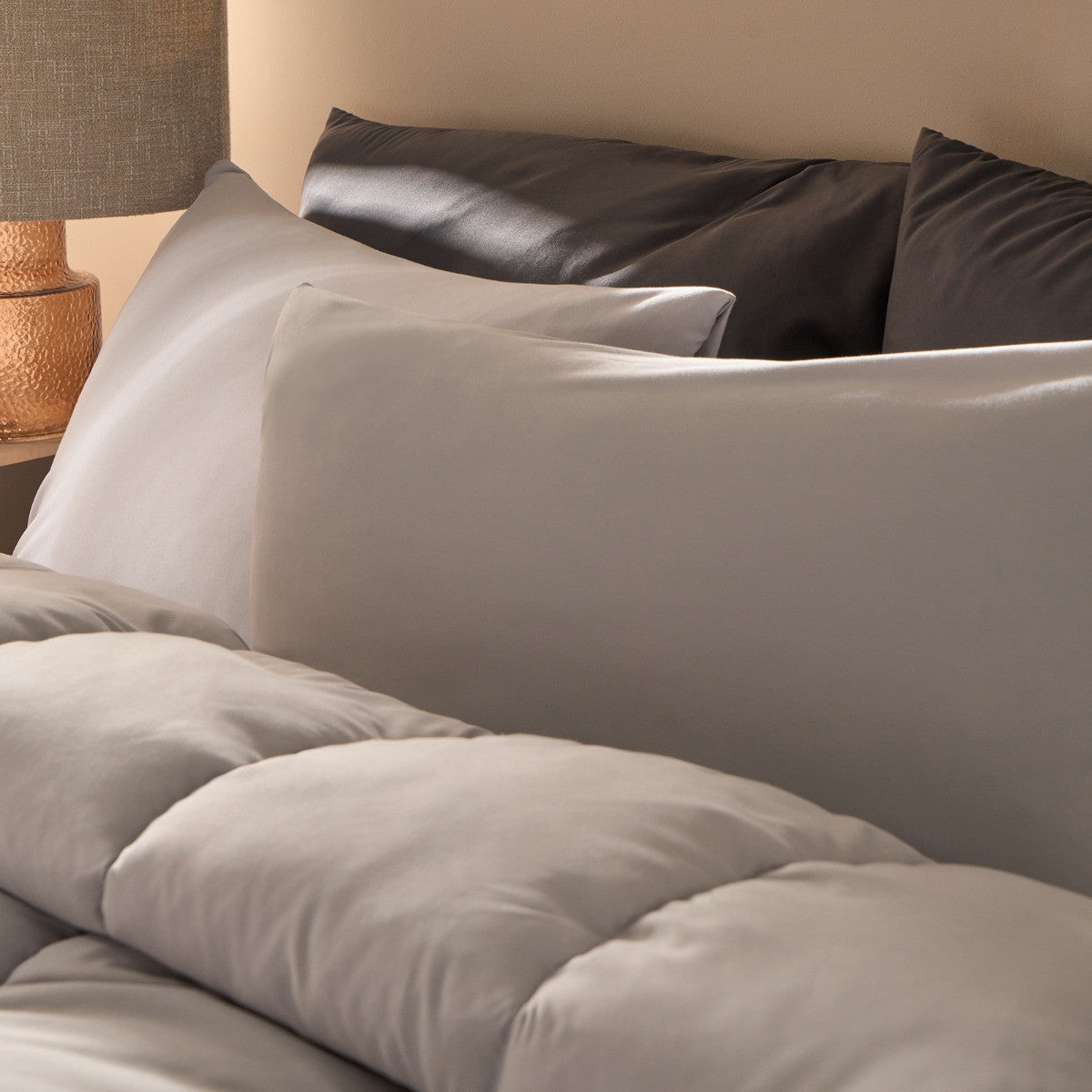 Coverless 10.5 Tog Duvet Set silver 🇬🇧