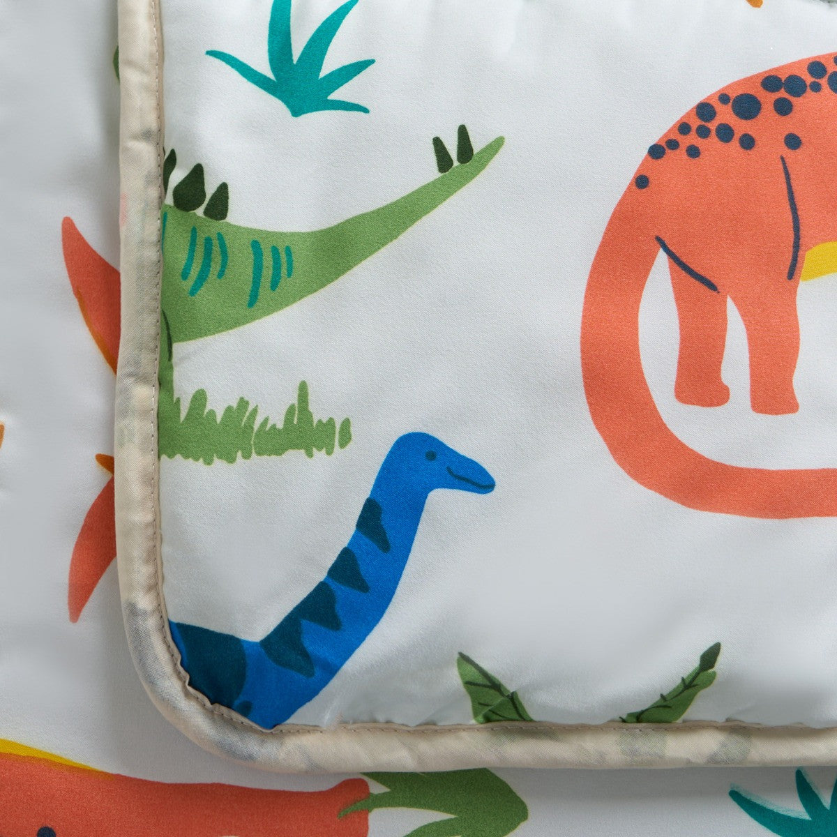 Dino Coverless 10.5 Tog Duvet & Pillowcase, Multi - Single 🇬🇧