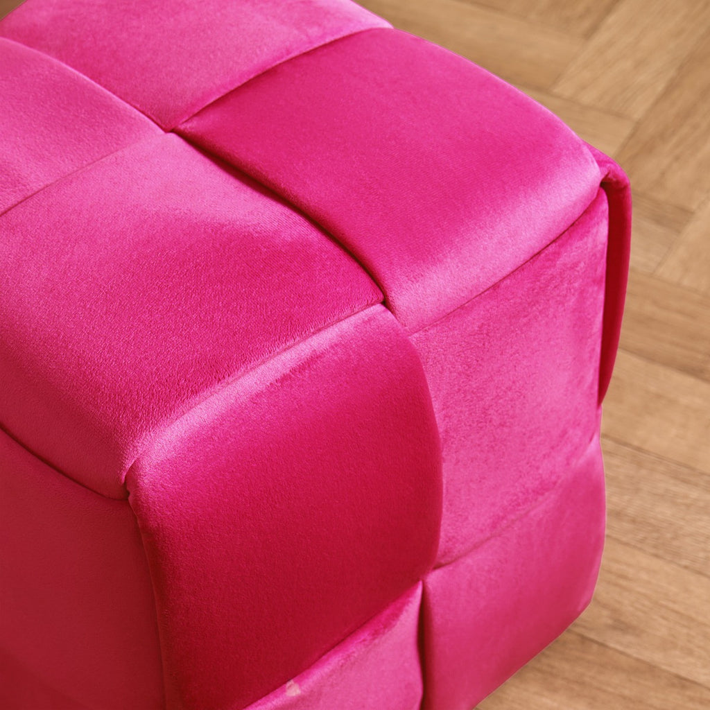 Matte Velvet Footstool 🇬🇧