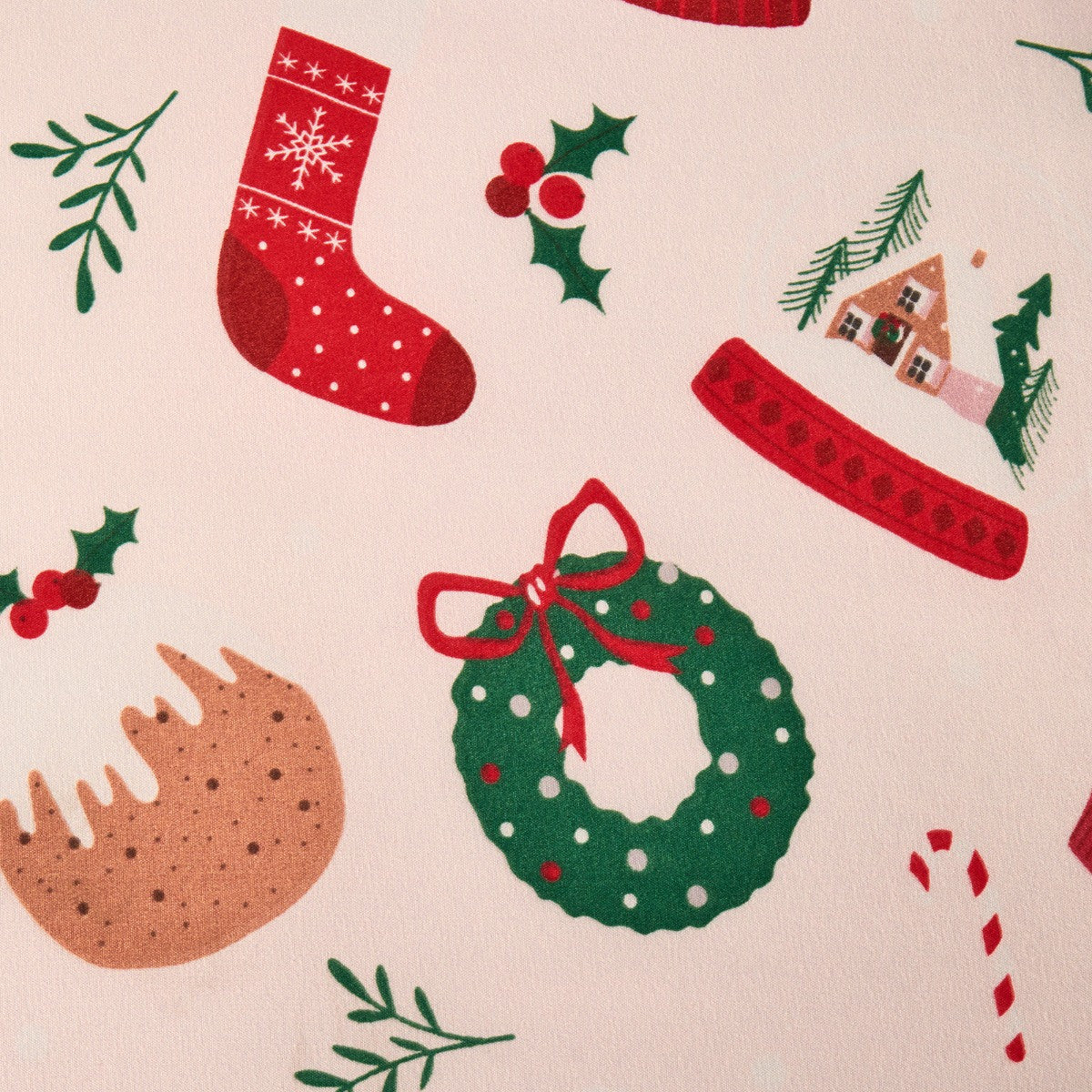 Christmas Novelty Duvet Set - Cream 🇬🇧