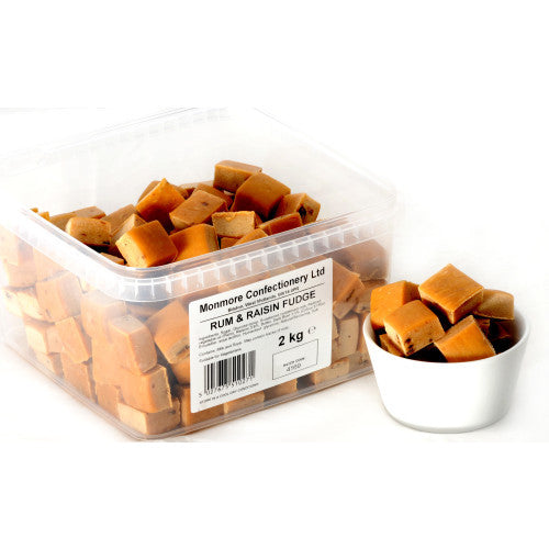Monmore Rum & Raisin Fudge 2Kg 🇬🇧