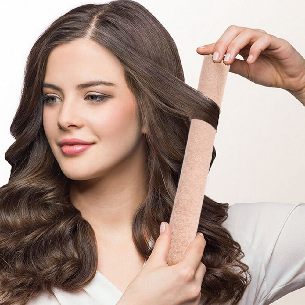 5pcs Overnight Heatless Hair Curler Blowout Rods Heatless Curls Flexi Rods with Silk Scarf for All Hair Types 🇬🇧