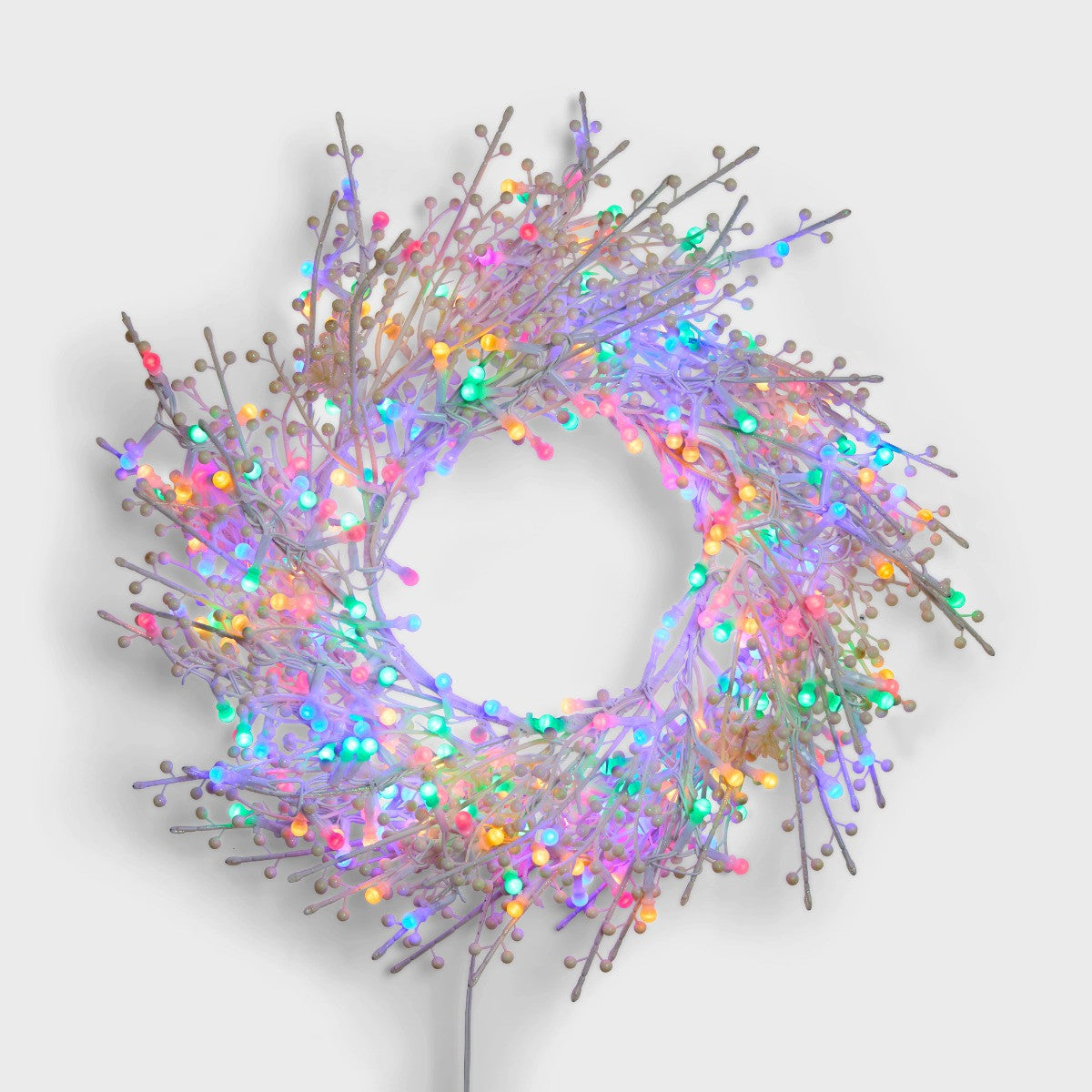 300 LED Wreath - Multi 🇬🇧