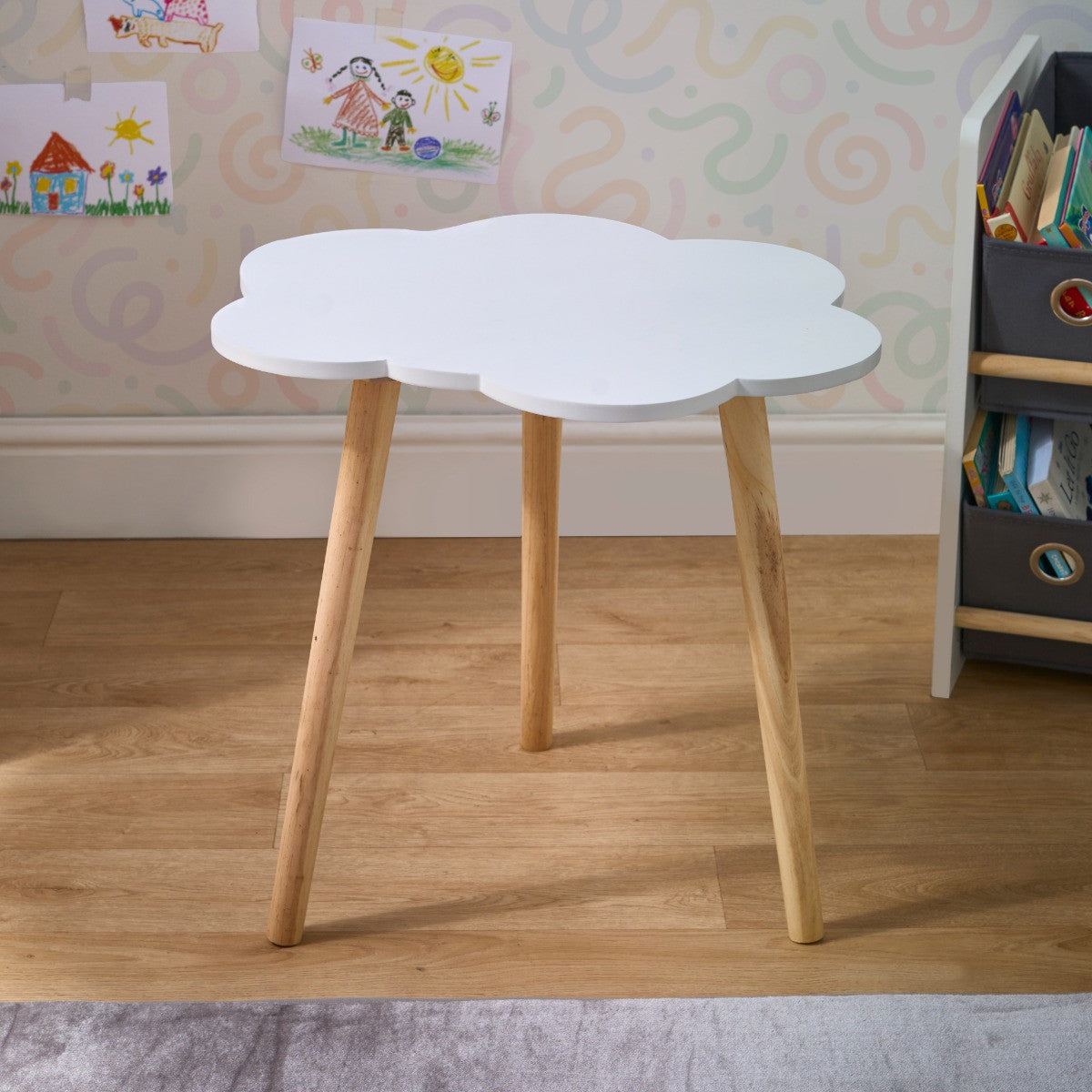 Cloud Shape Side Table - White 🇬🇧