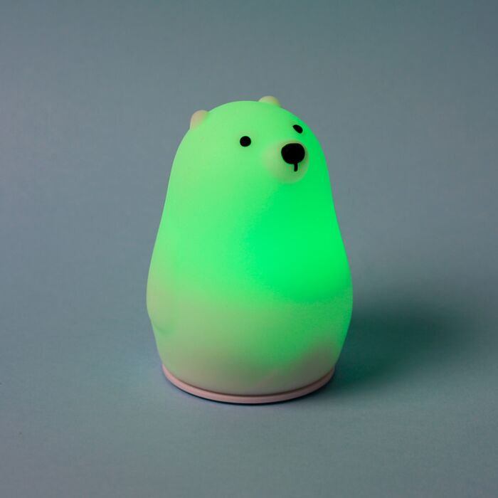 Adoramals Polar Bear Colour Change LED Night Light Sleep Lamp 🇬🇧