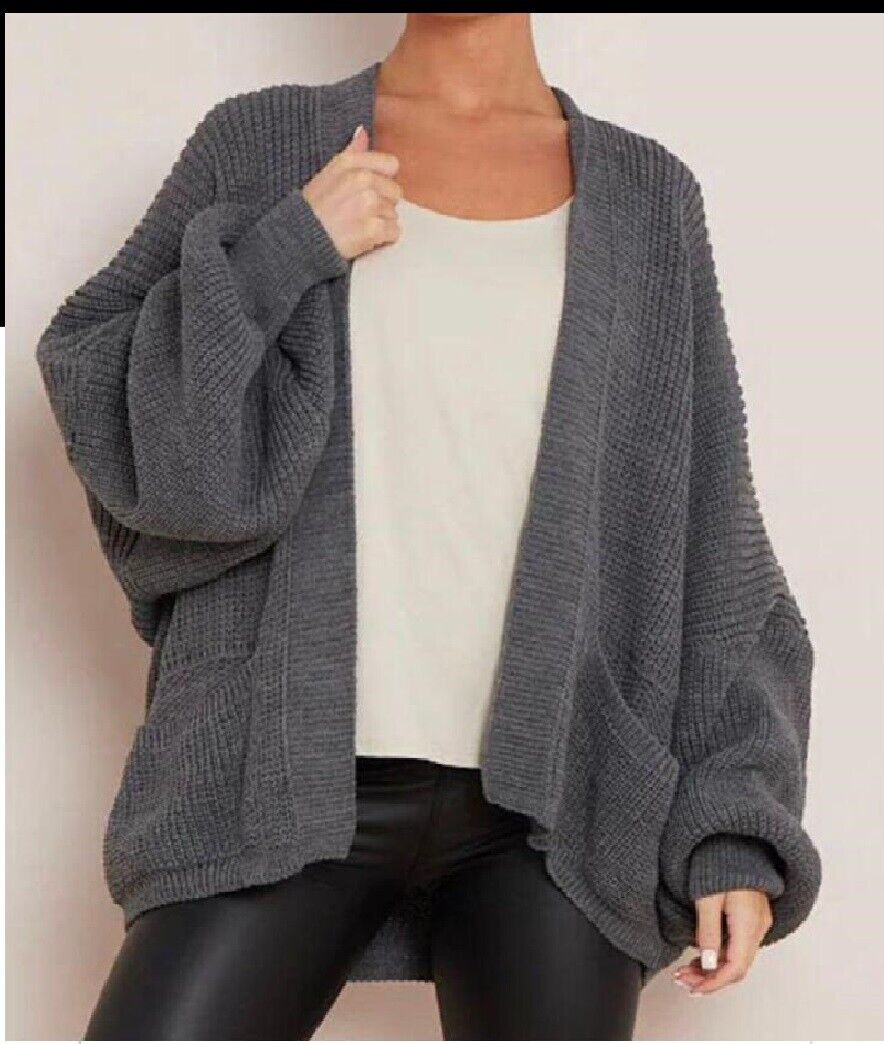 SHORT BALLOON SLEEVE CARDIGAN 🇬🇧