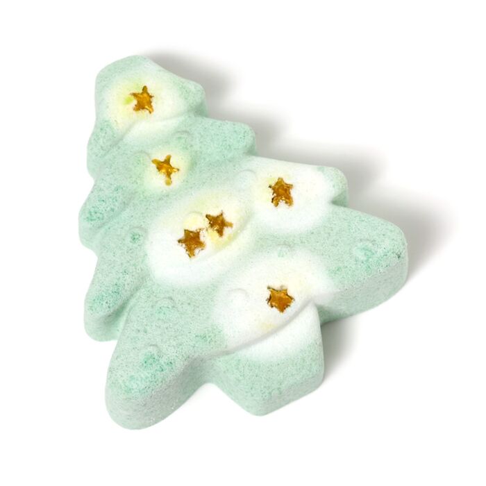 Handmade Shaped Bath Bomb in Gift Box - Christmas Tree 🇬🇧