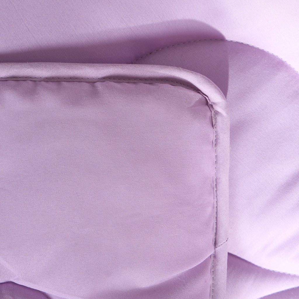 Coverless Butterfly Quilted 7.5 Tog Duvet Set - Lilac 🇬🇧