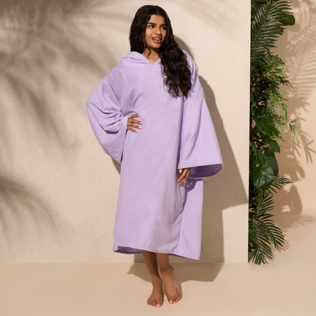 Adult Towel Poncho - Khaki 🇬🇧