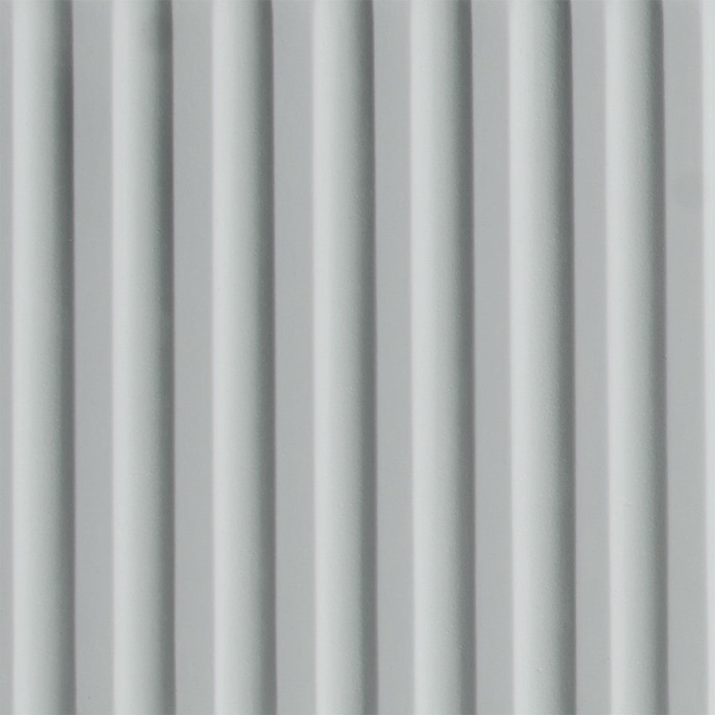 Venice Ribbed Bedside Table - Grey 🇬🇧