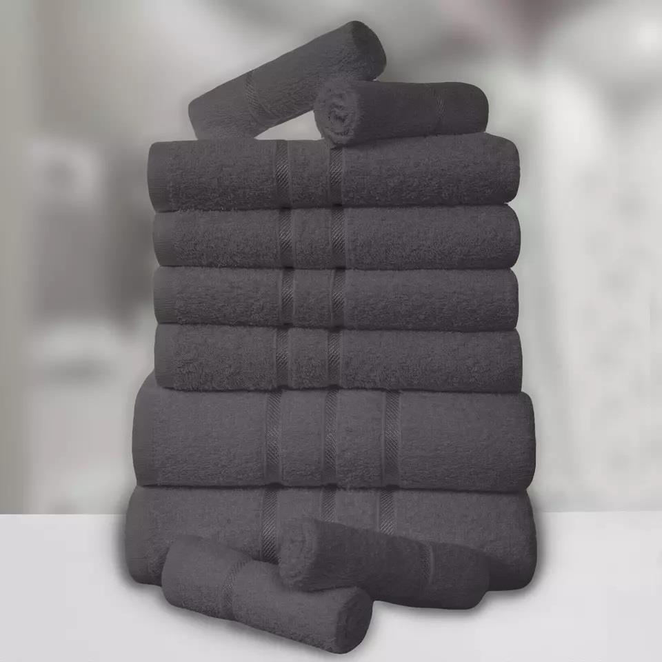 10 Piece Absorbent Cotton Towel Set 🇬🇧