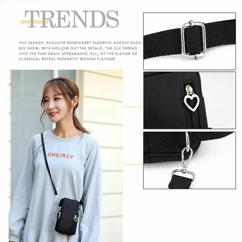 Women Mini Cross-body Mobile Phone Shoulder Bag Pouch Case Handbag Purse Wallet 🇬🇧