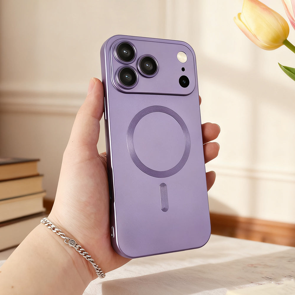 iPhone 17 Pro Max Case Shockproof Magnetic Silicone Case for Apple-Black 🇬🇧