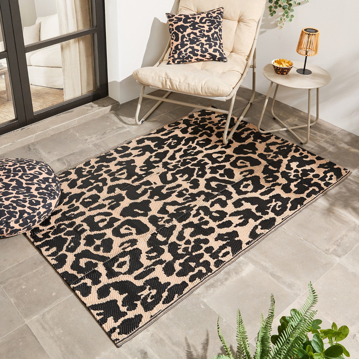 Leopard Print Outdoor Rug 🇬🇧