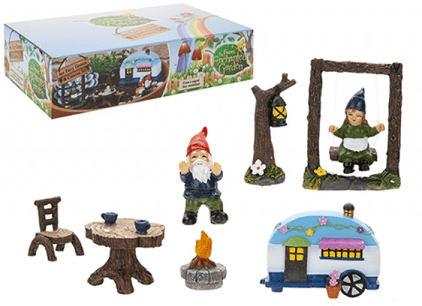 Secret Fairy Garden Gnome & Caravan Set 🇬🇧