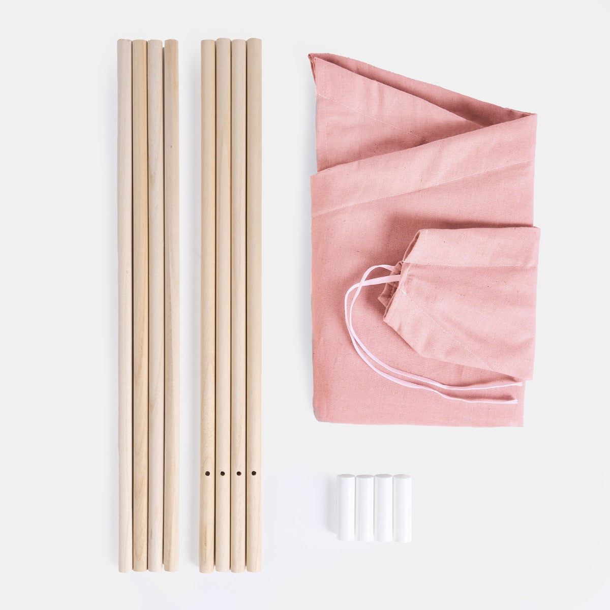 Foldable Kid's Storage Teepee - Blush 🇬🇧