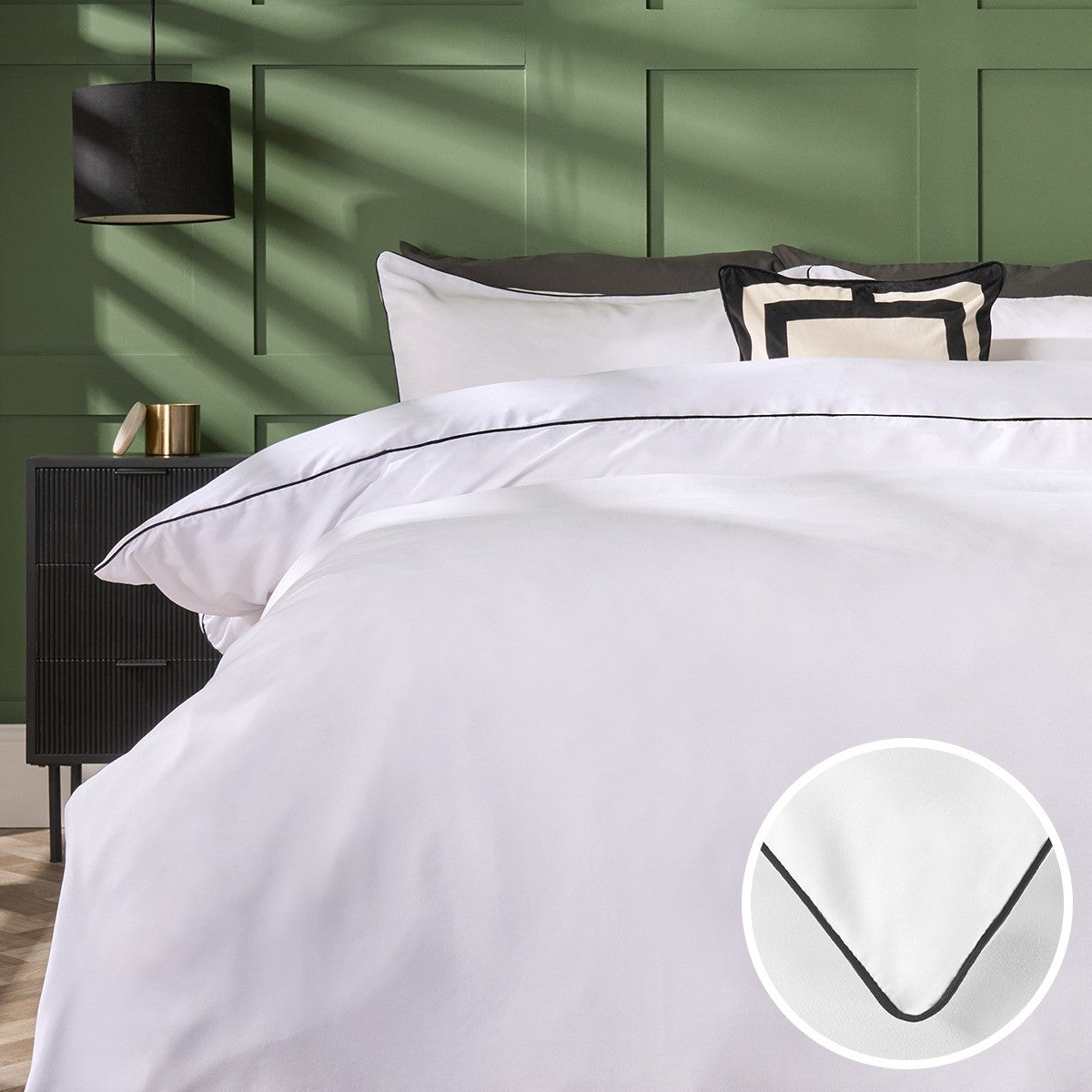 Piped Edge Duvet Set 🇬🇧