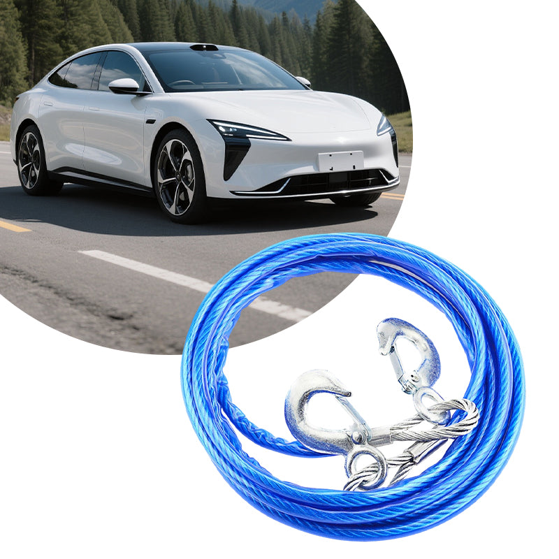 Emergency Tow Rope Heavy Duty Cable Towing for Home Travel Outdoor Camping 🇬🇧