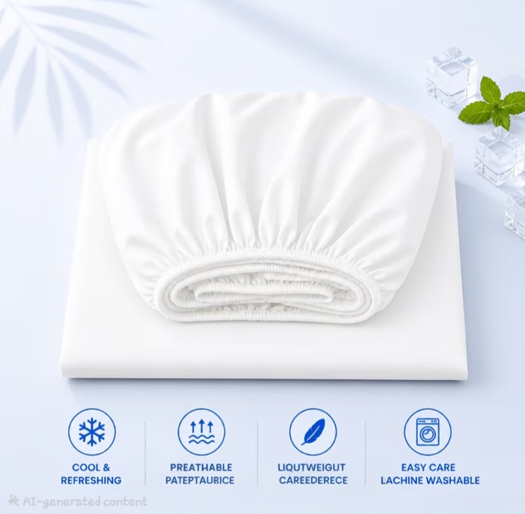 Summer Cooling Fitted Sheet  🇬🇧
