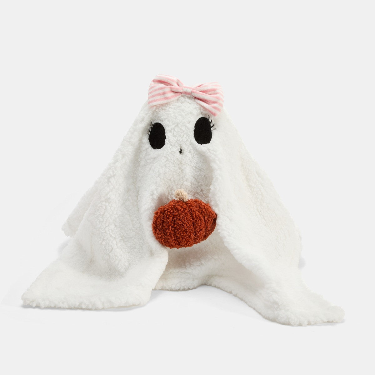 Girl Ghost Shaped Cushion - White 🇬🇧