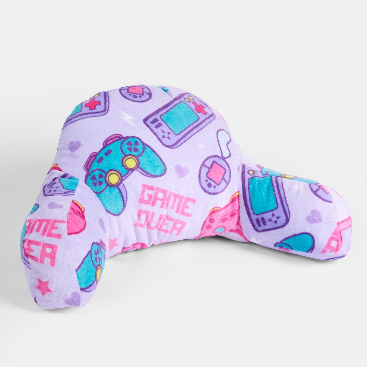 Kids Gaming Fleece Cuddle Cushion - Lilac 🇬🇧