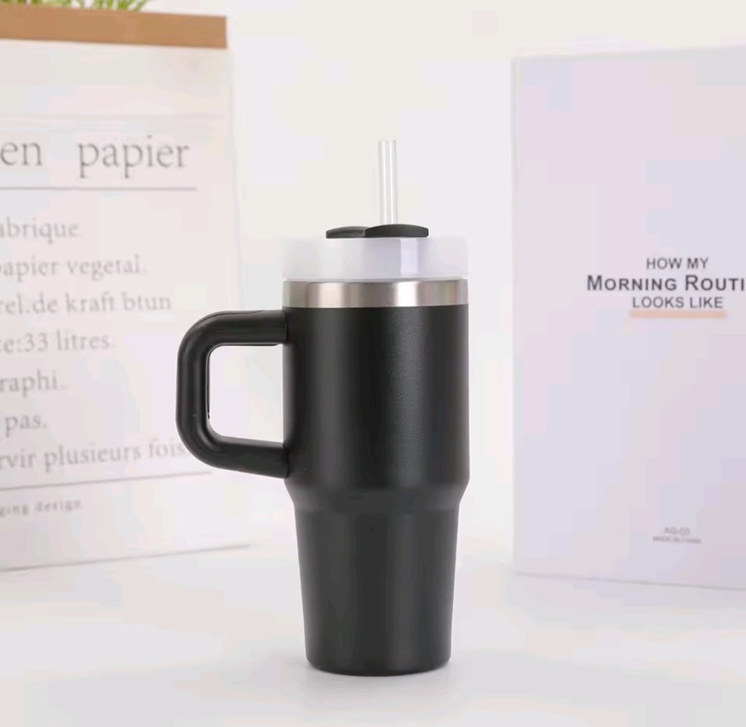 14oz Mug with handle stainless steel travel cup 🇨🇳