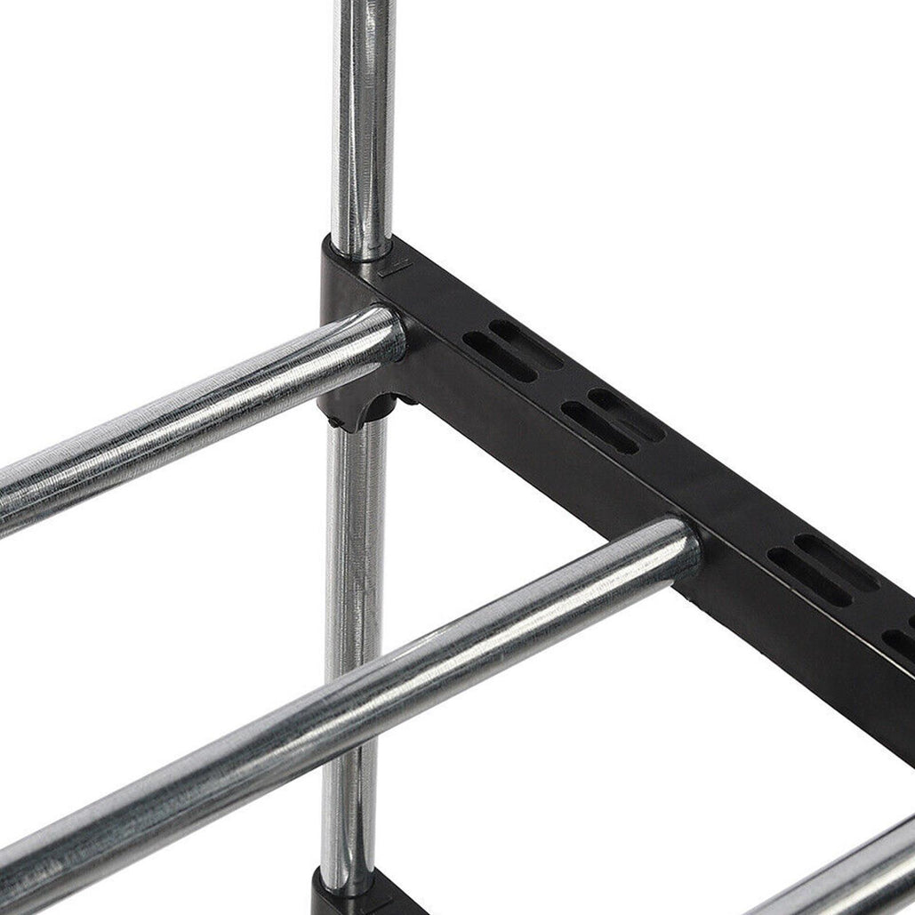 Tier Stainless Steel Shoe Rack - Multipurpose Storage Rack 🇬🇧