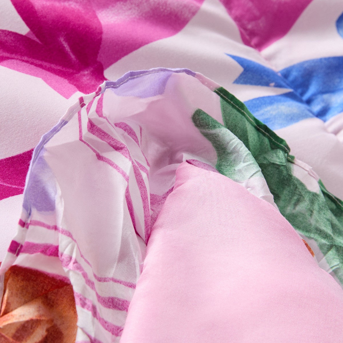 Multi Bow Print Frill Edge 7.5 Tog Coverless Duvet Set - Multi 🇬🇧