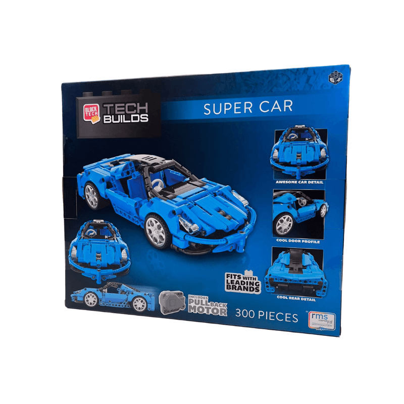 Block Tech - Tech Builds Build Your Own Blue Super Car 🇬🇧