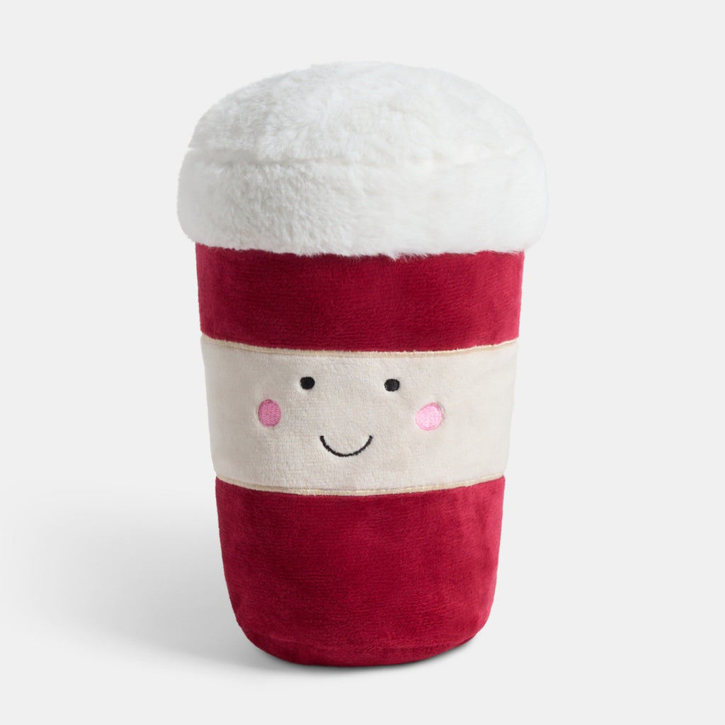 Coffee Cup Microwaveable Hottie - Burgundy 🇬🇧