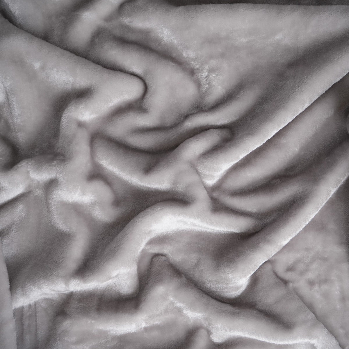 Faux Fur Mink Throw - Silver 🇬🇧