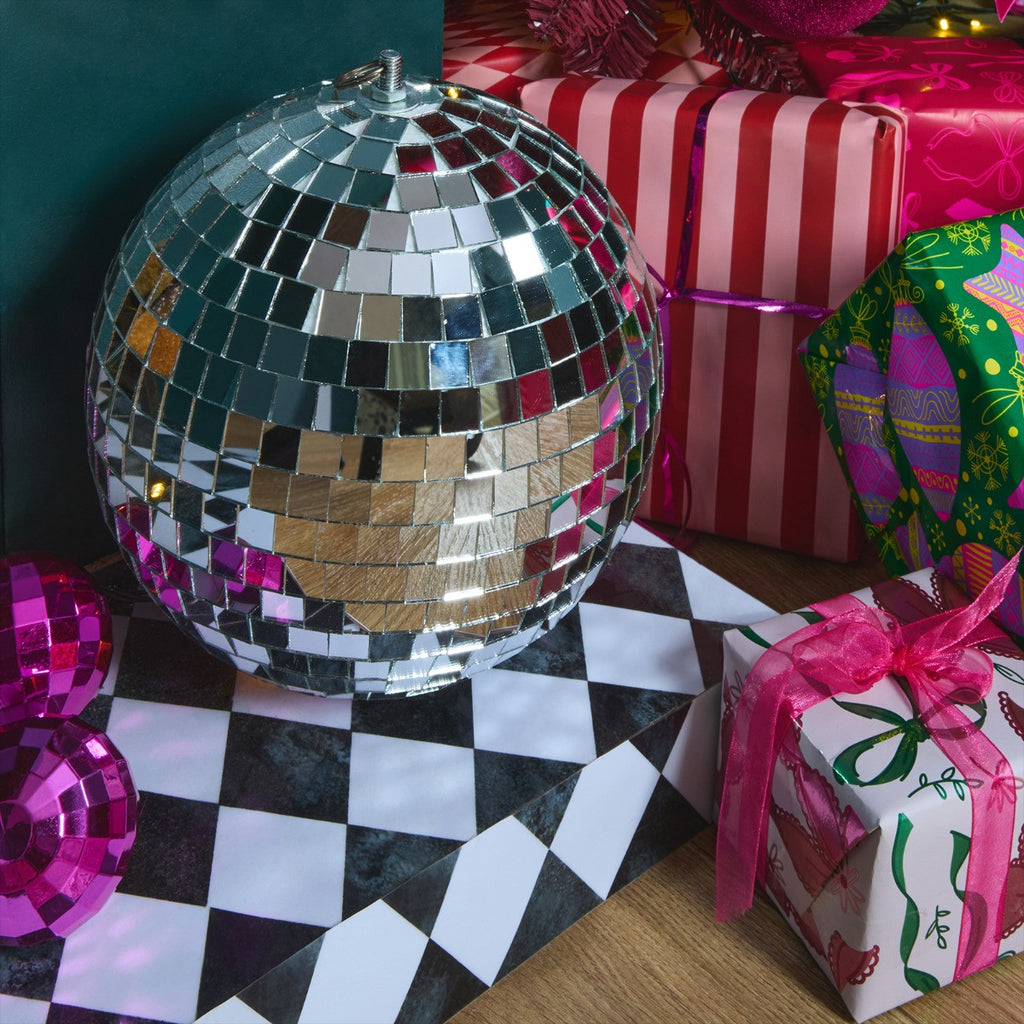 XL Disco Ball Bauble - Silver 🇬🇧