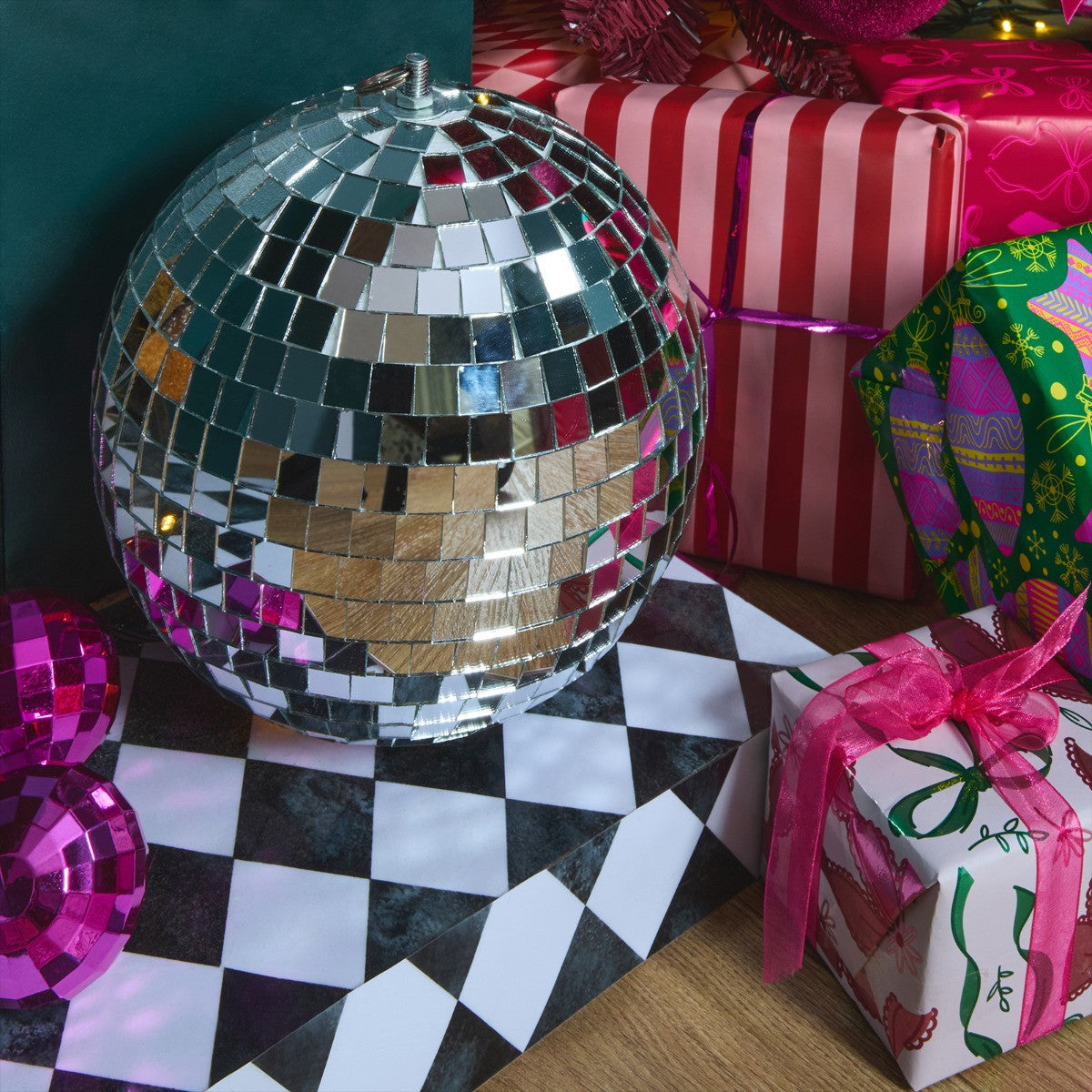 XL Disco Ball Bauble - Silver 🇬🇧