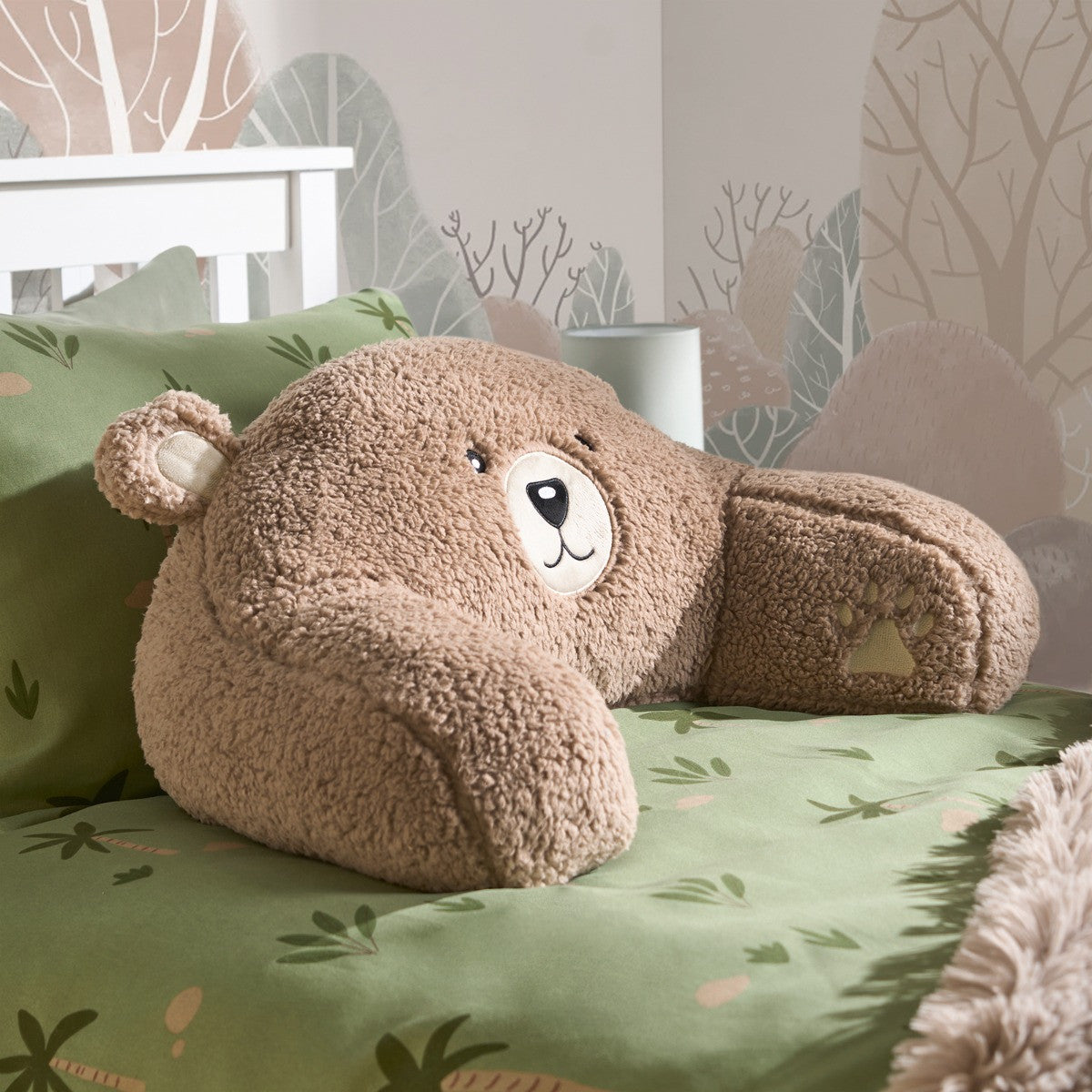 Kids Bear Cuddle Cushion - Brown 🇬🇧