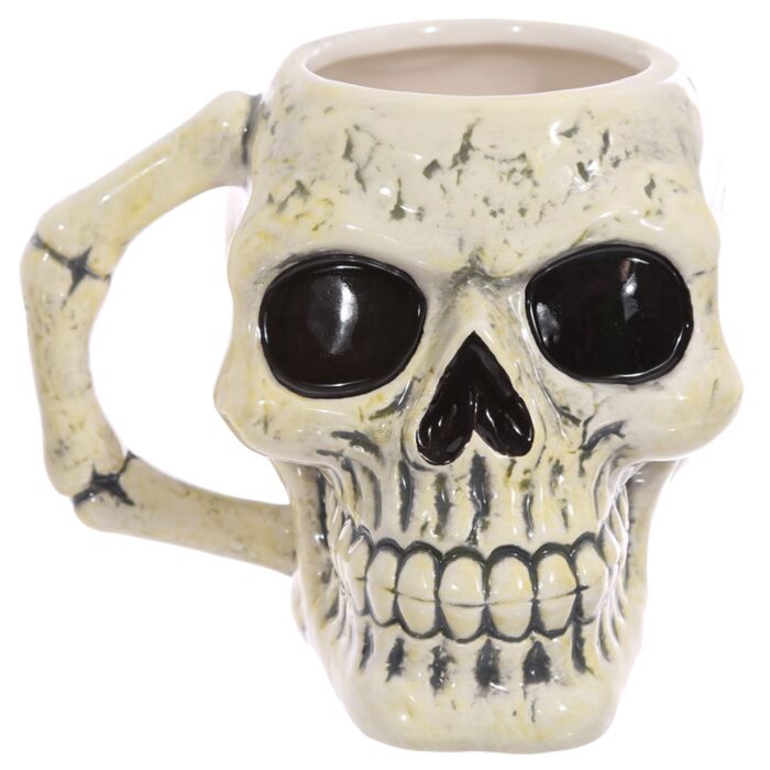 Ancient Skull Head Ceramic Shaped Mug 🇬🇧
