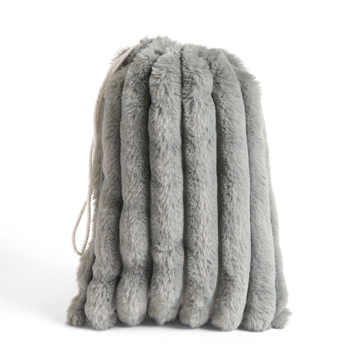 Ribbed Hot Water Bottle Gift Set - Grey 🇬🇧