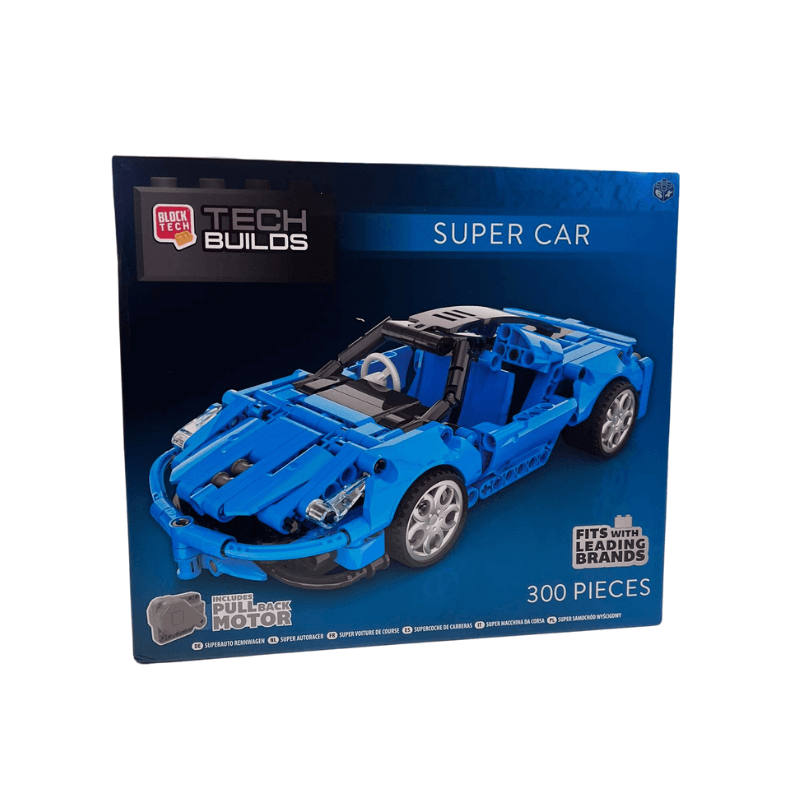 Block Tech - Tech Builds Build Your Own Blue Super Car 🇬🇧