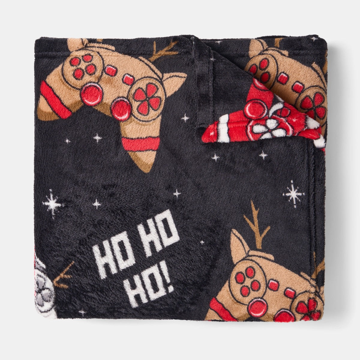Christmas Gaming Throw - Black 🇬🇧
