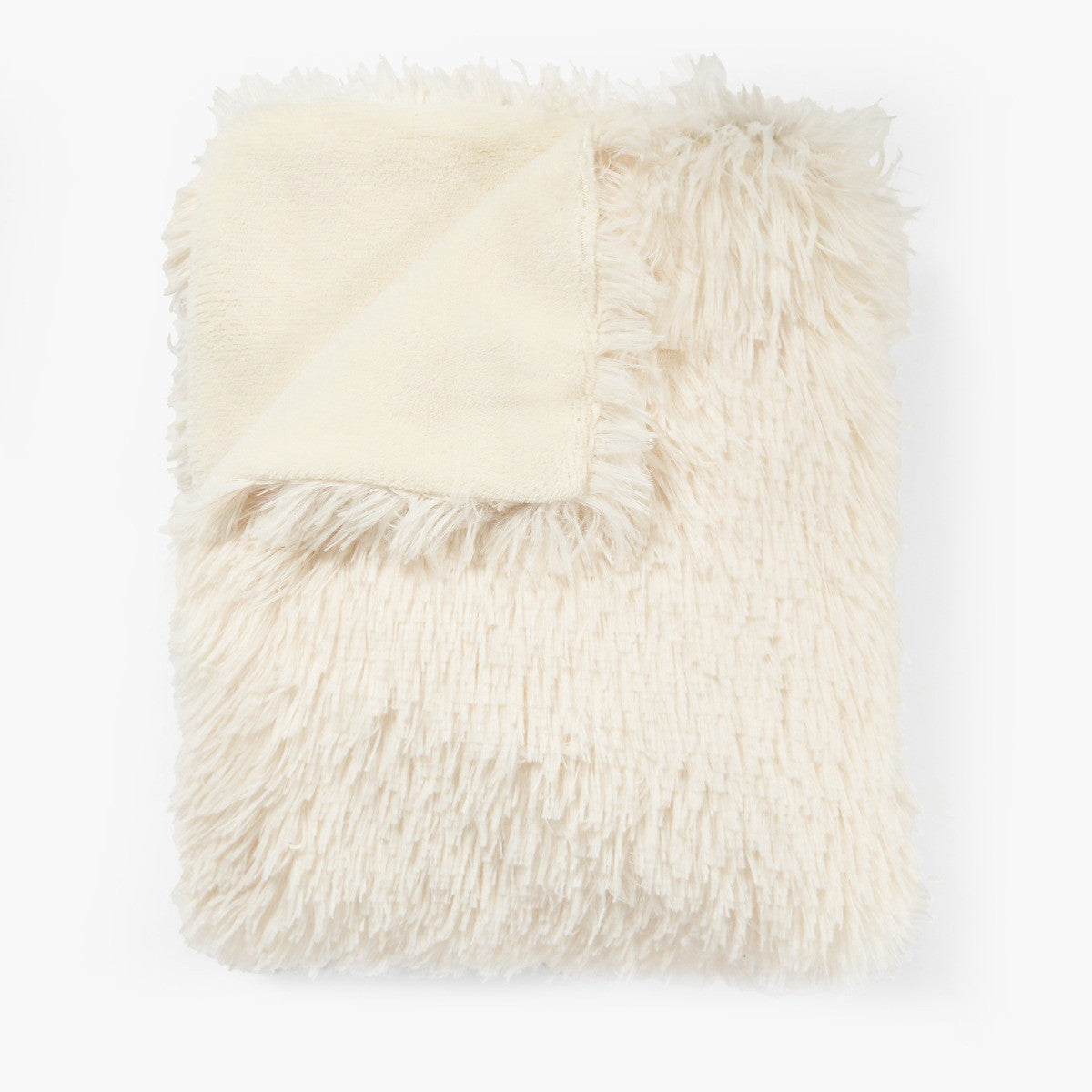 Pet Calming Fluffy Throw - Cream 🇬🇧