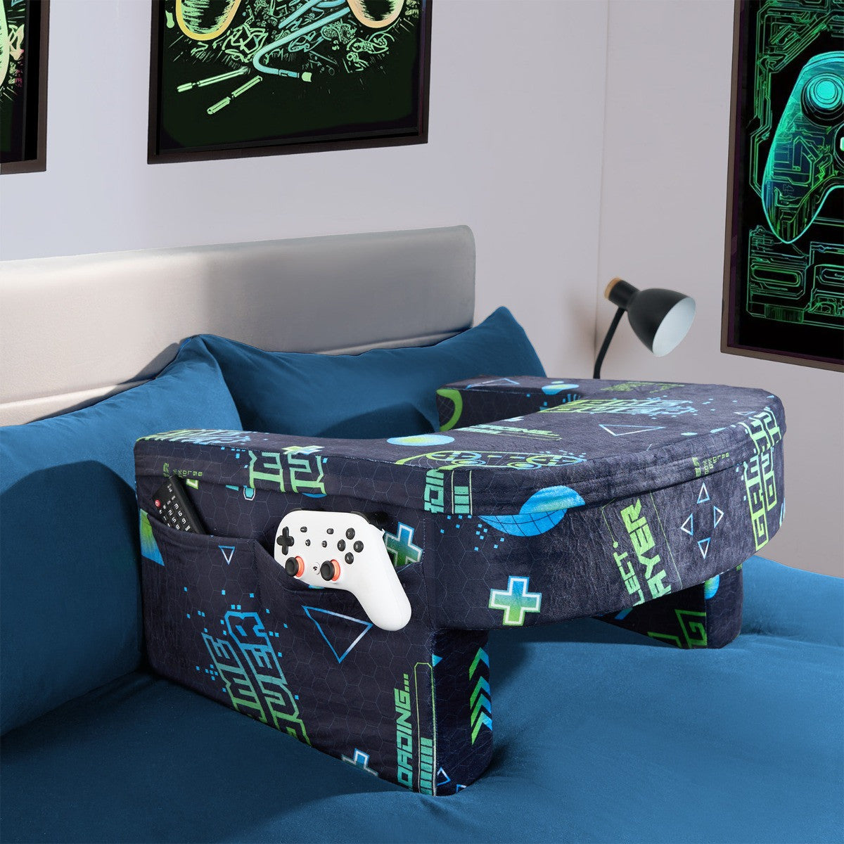 Gaming Desk Lap Pillow - Hot Pink 🇬🇧