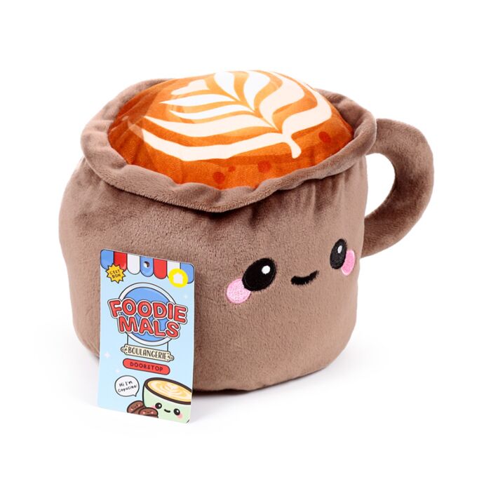 Plush Door Stop - Foodiemals Cappuccino 🇬🇧