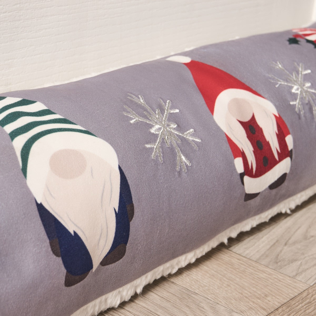 Christmas Gonk Draught Excluder - Grey 🇬🇧