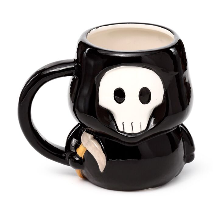 Novelty Shaped Ceramic Mug - Skull Boy 🇬🇧