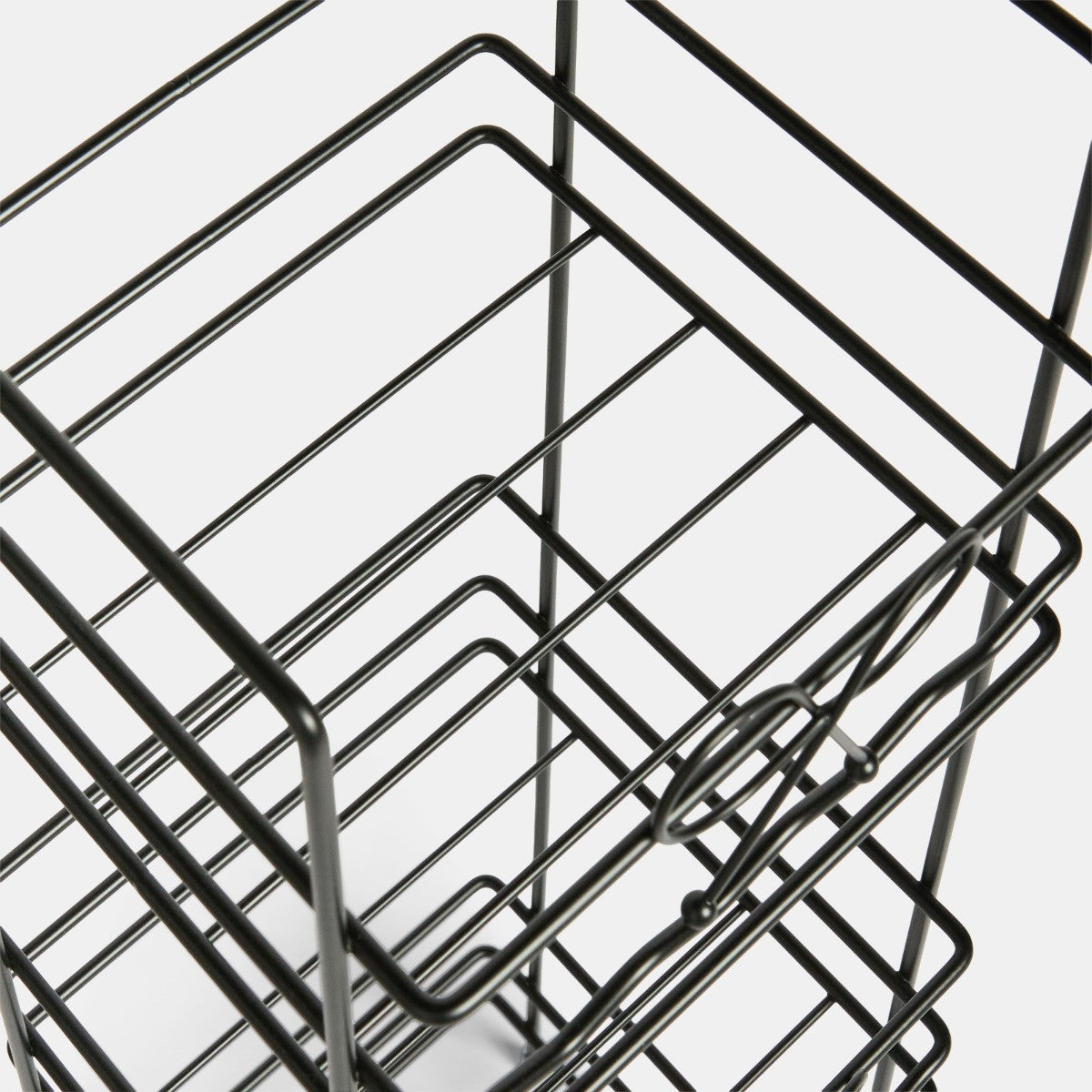 3-Tier Bow Bathroom Caddy - Black 🇬🇧