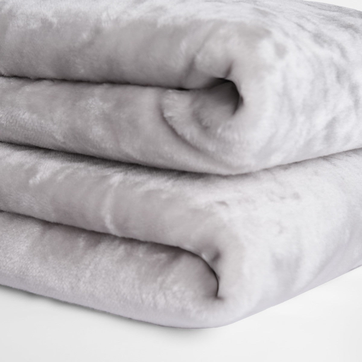 Faux Fur Mink Throw - Silver 🇬🇧