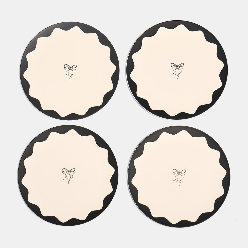 Print Picnic Plates, Pink - 4 Pack 🇬🇧