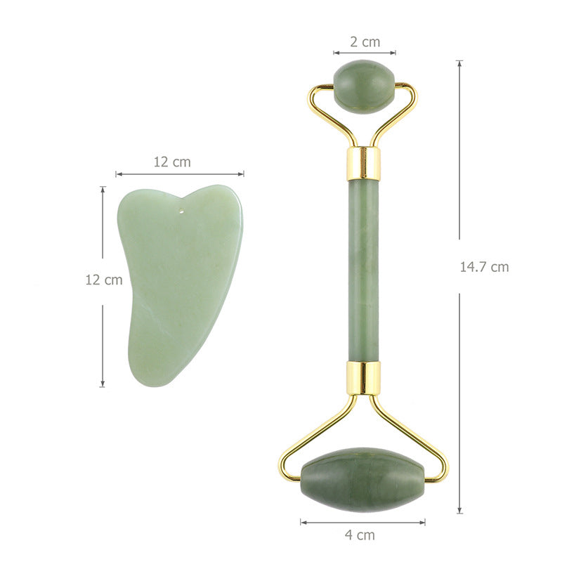 Jade Roller with Gua Sha Scraper for Face Beauty Roller to Improve the Appearance of your Skin 🇬🇧